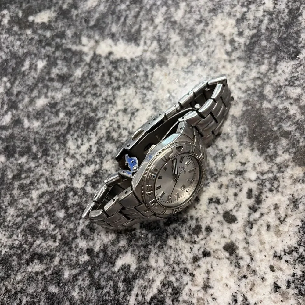 Callaway Women’s Golf Watch CY114 Silver Stainless Steel Bracelet Needs Battery